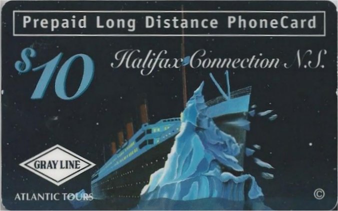 Télécartes Titanic Canada%201