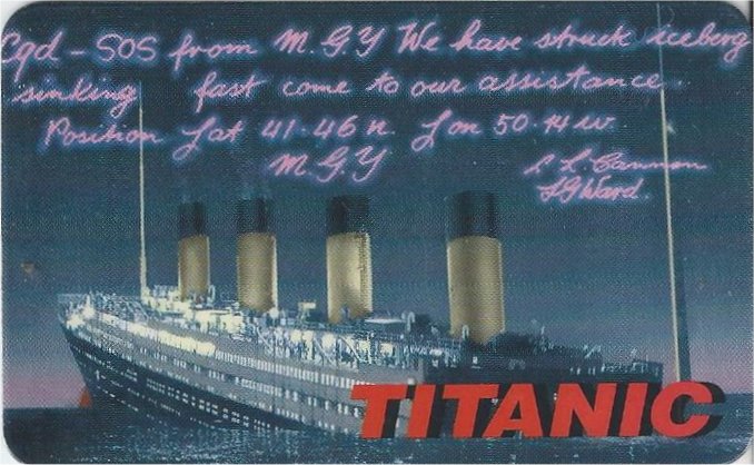Télécartes Titanic Gb%2011